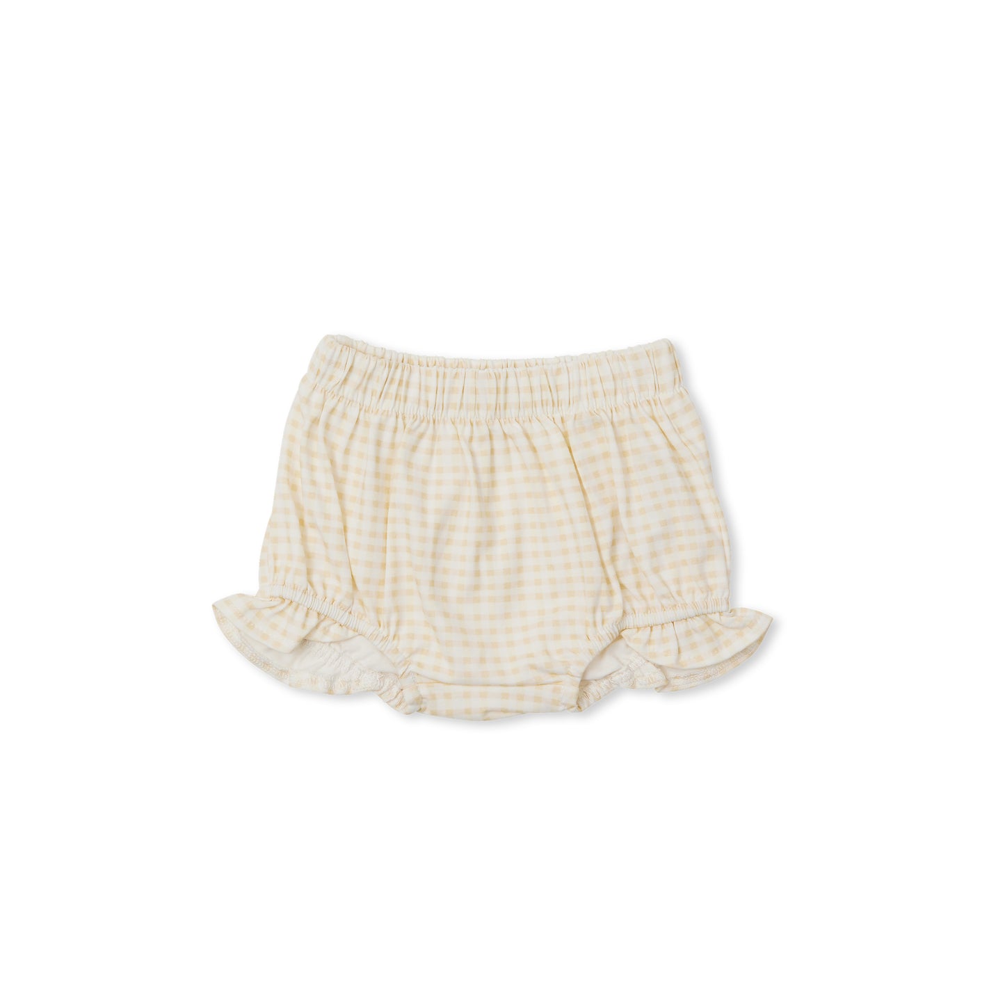 Anna Bloomers - Beige Gingham - Indigo & Lellow Store