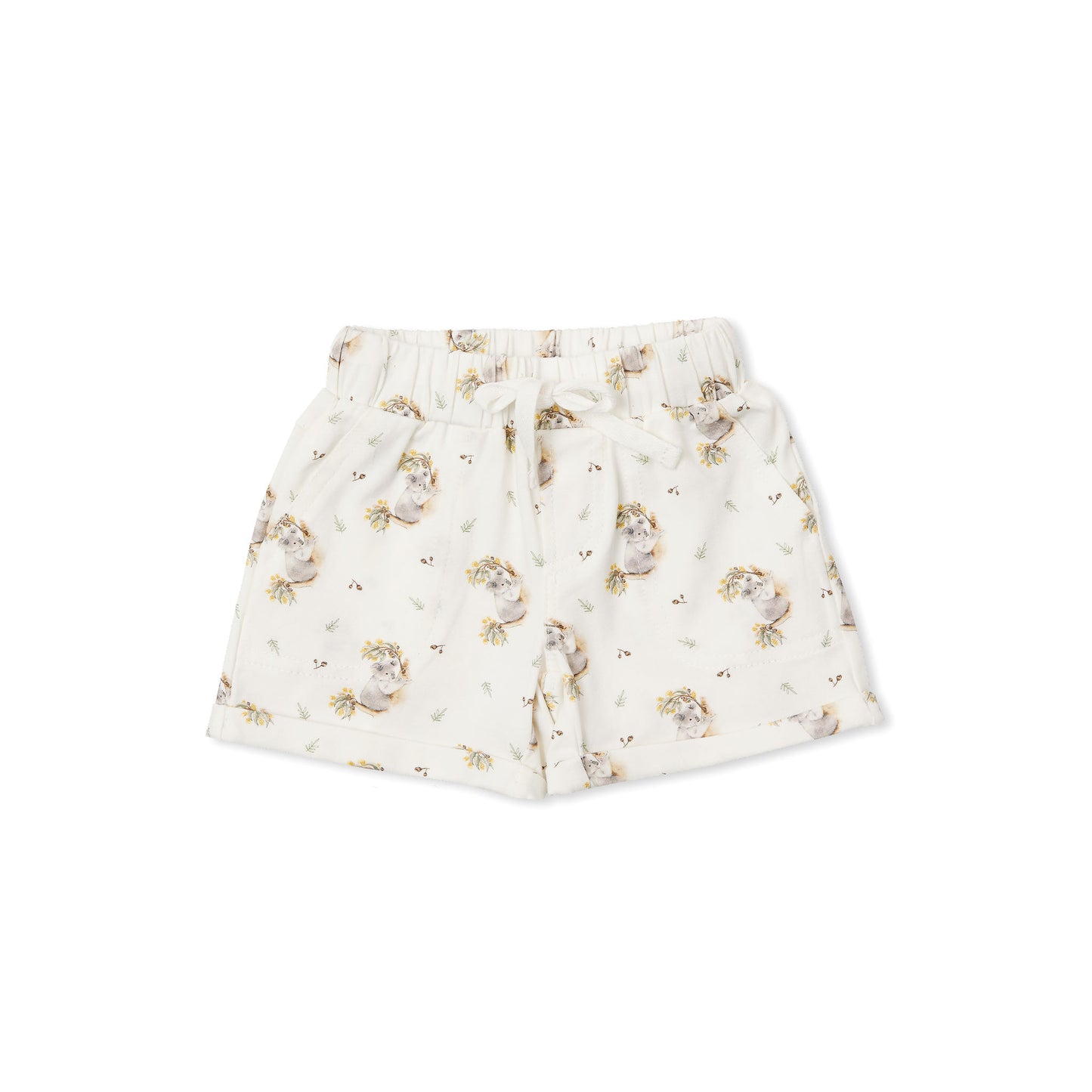 Cary Pocket Shorts - Koala Gumnut - Indigo & Lellow Store