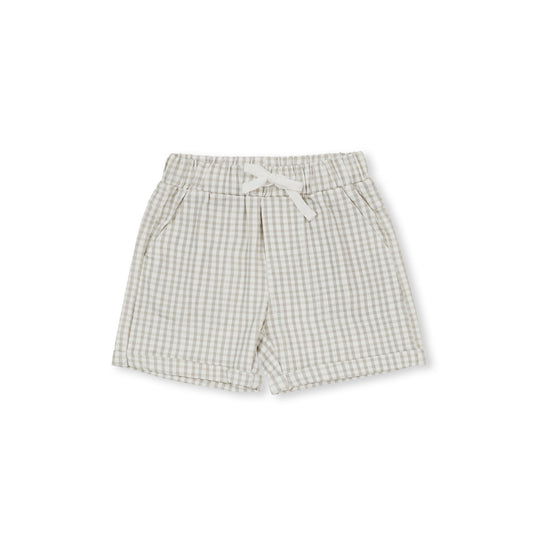 Cary Pocketshorts - Sage Gingham