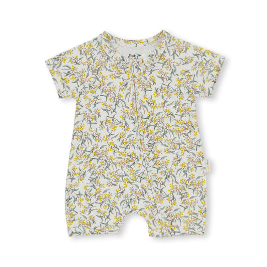 Grayson Short Zipsuit - Wattle