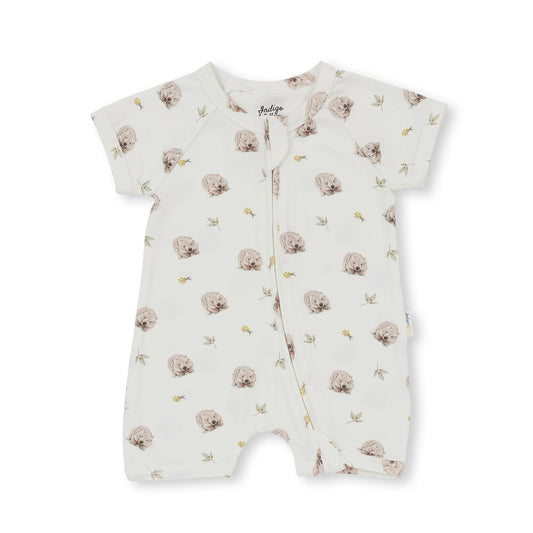 Grayson Short Zipsuit - Wombat