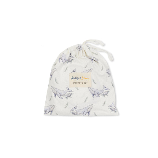 Bassinet Sheet - Humpback Whale