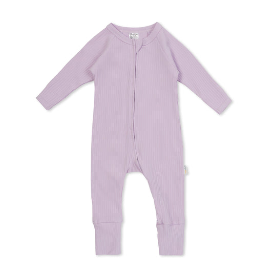 Payton LS Zipsuit - Lavender