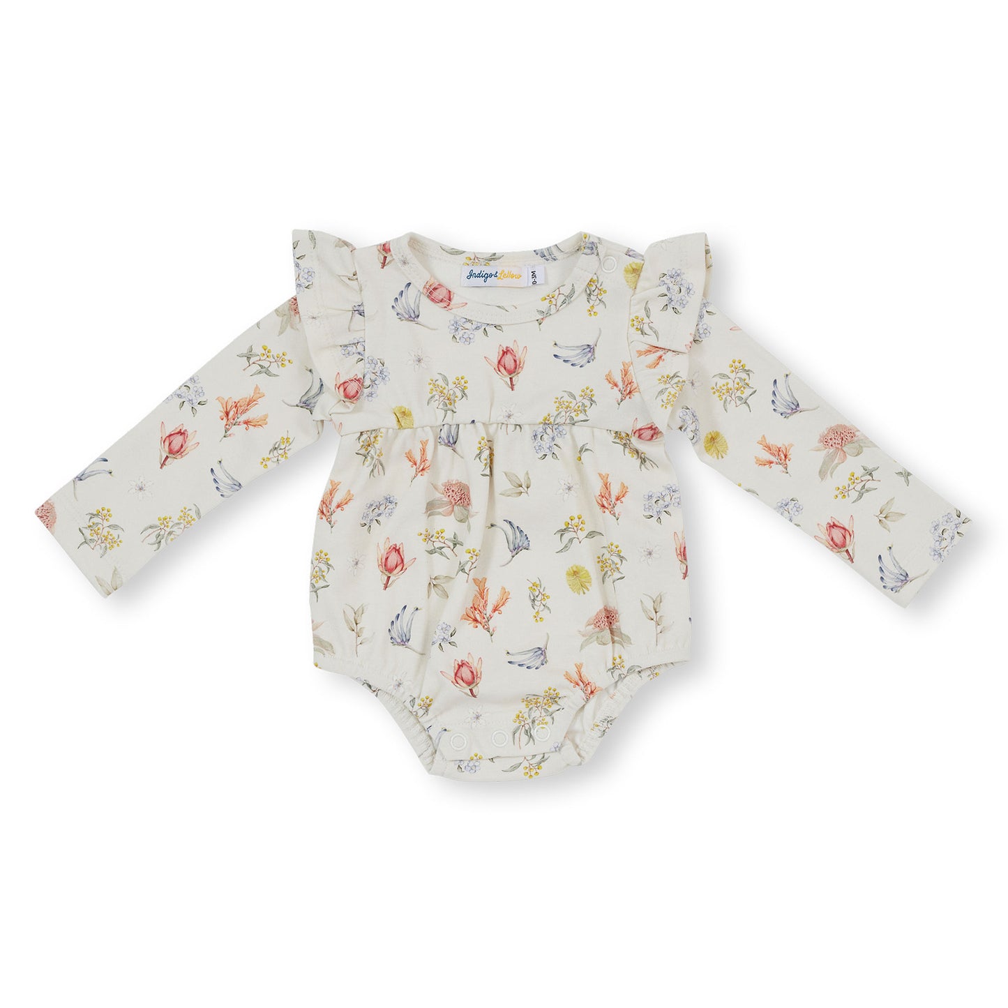 Jayda Long Sleeved Bodysuit - Bush Flowers