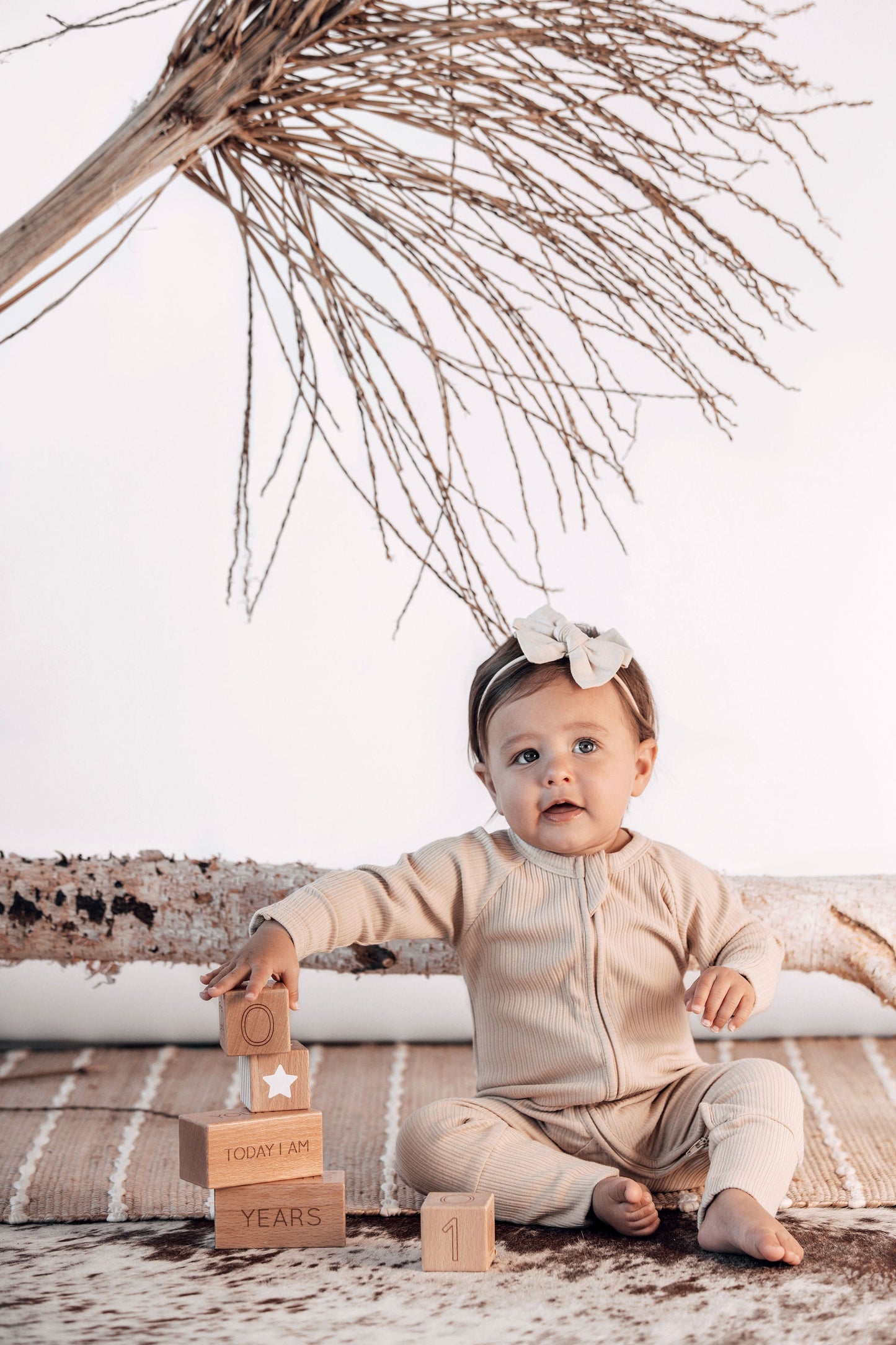 Payton Zipsuit - Beige