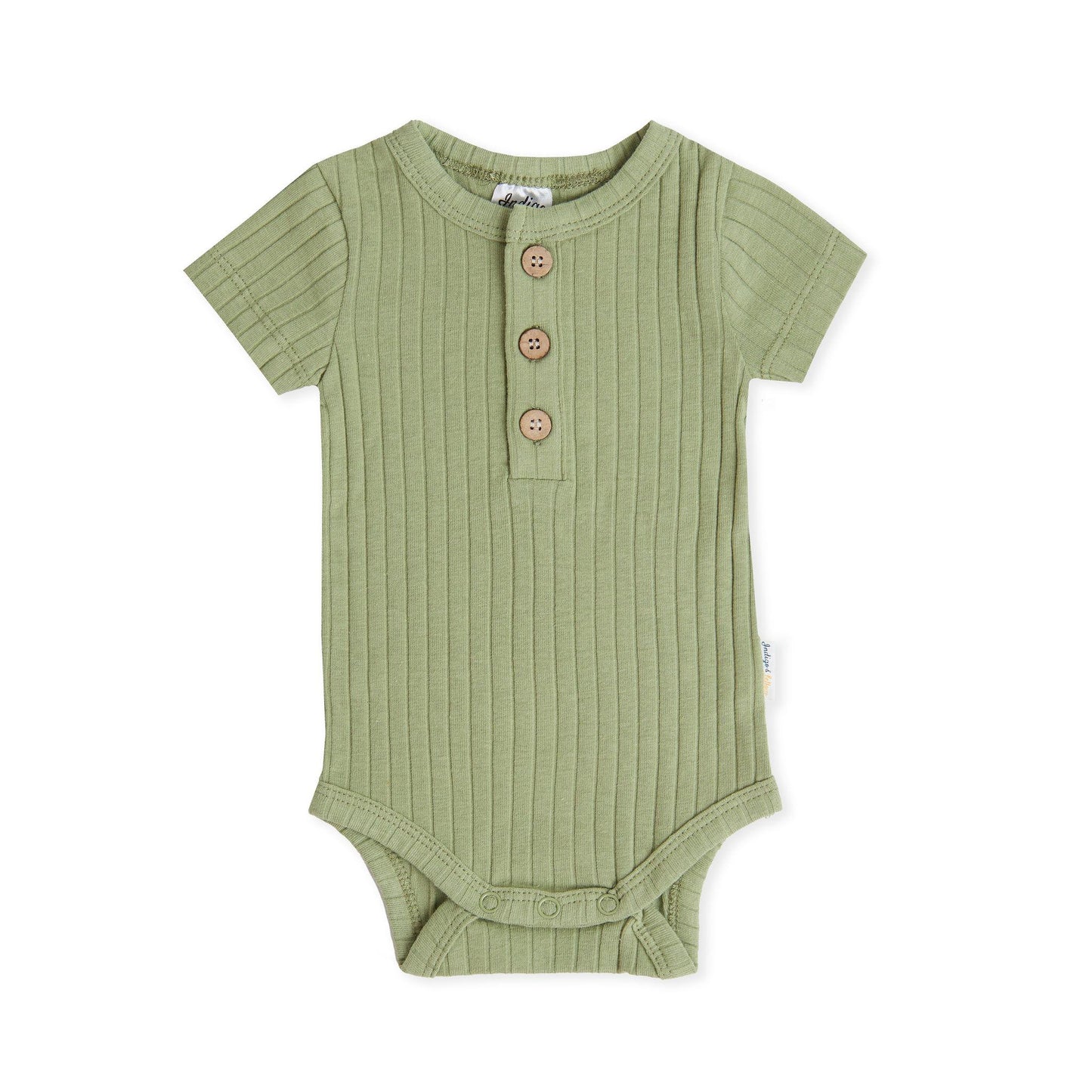 Jamie Bodysuit - Rib Fern Green - Indigo & Lellow Store