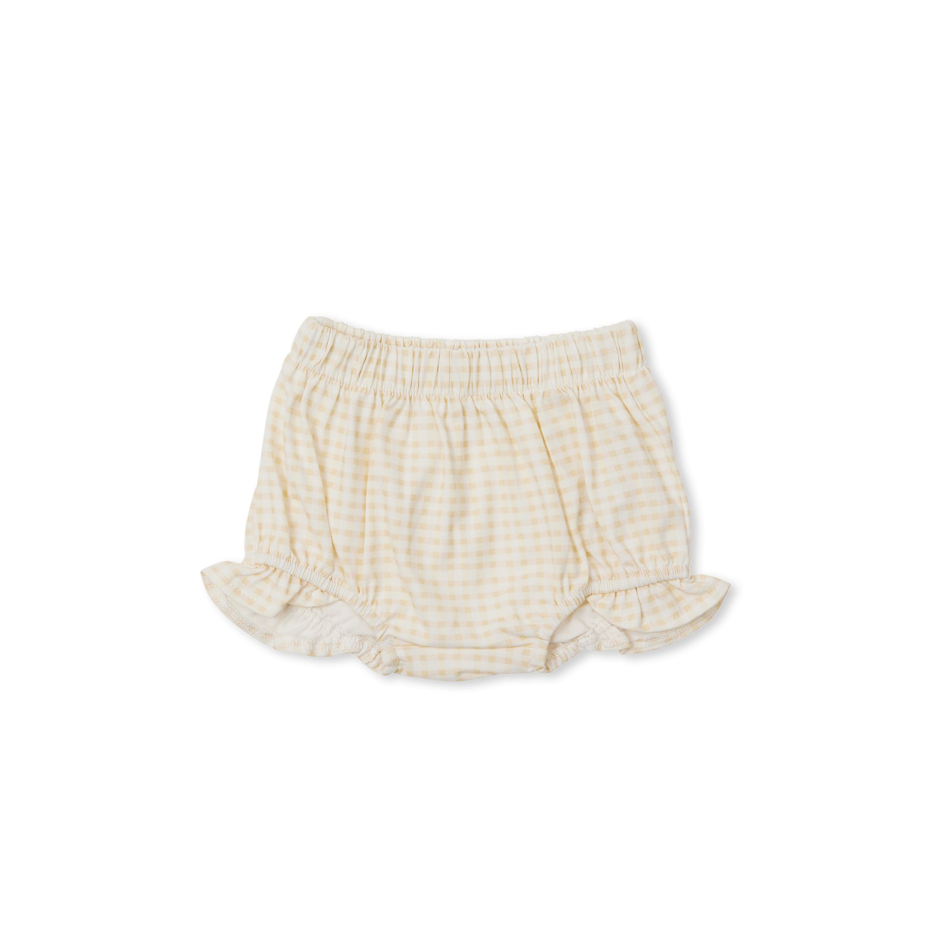 Anna Bloomers - Beige Gingham - Indigo & Lellow Store