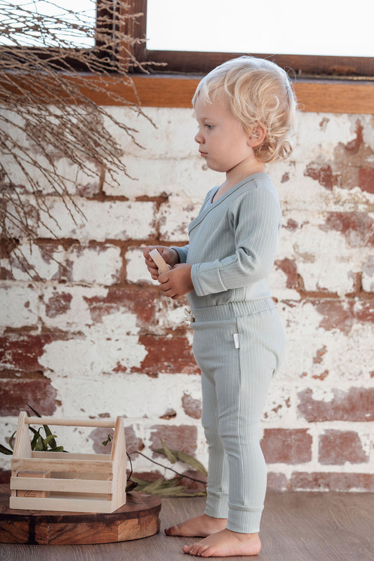 Bailey Drop Pants - Sage Green