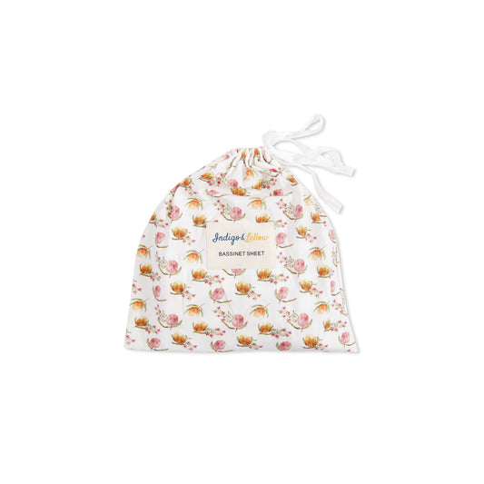 Bassinet Sheet - Banksia