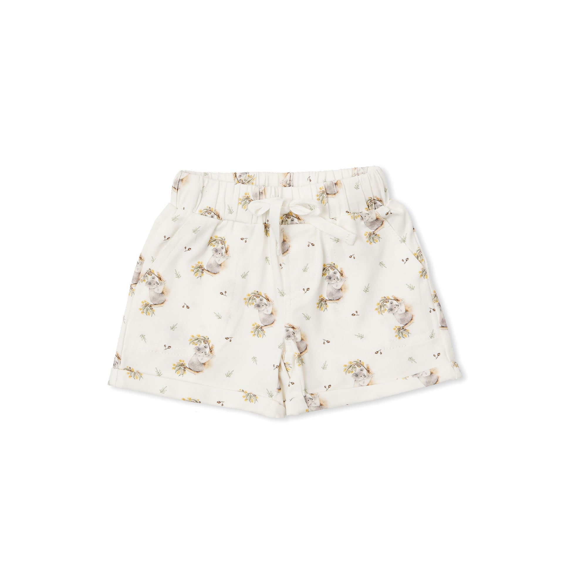 Cary Pocket Shorts - Koala Gumnut - Indigo & Lellow Store
