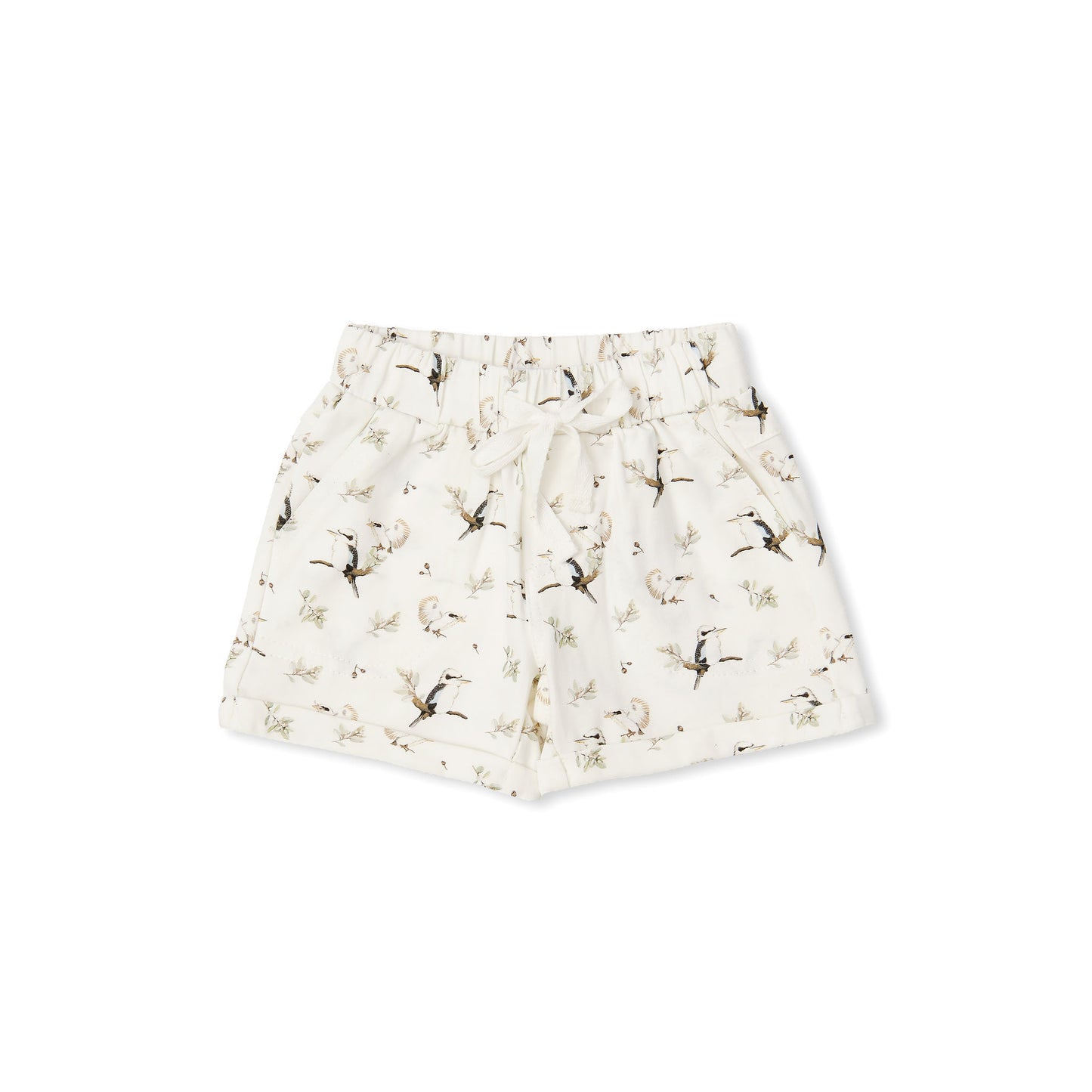 Cary Pocket Shorts - Kookaburras - Indigo & Lellow Store