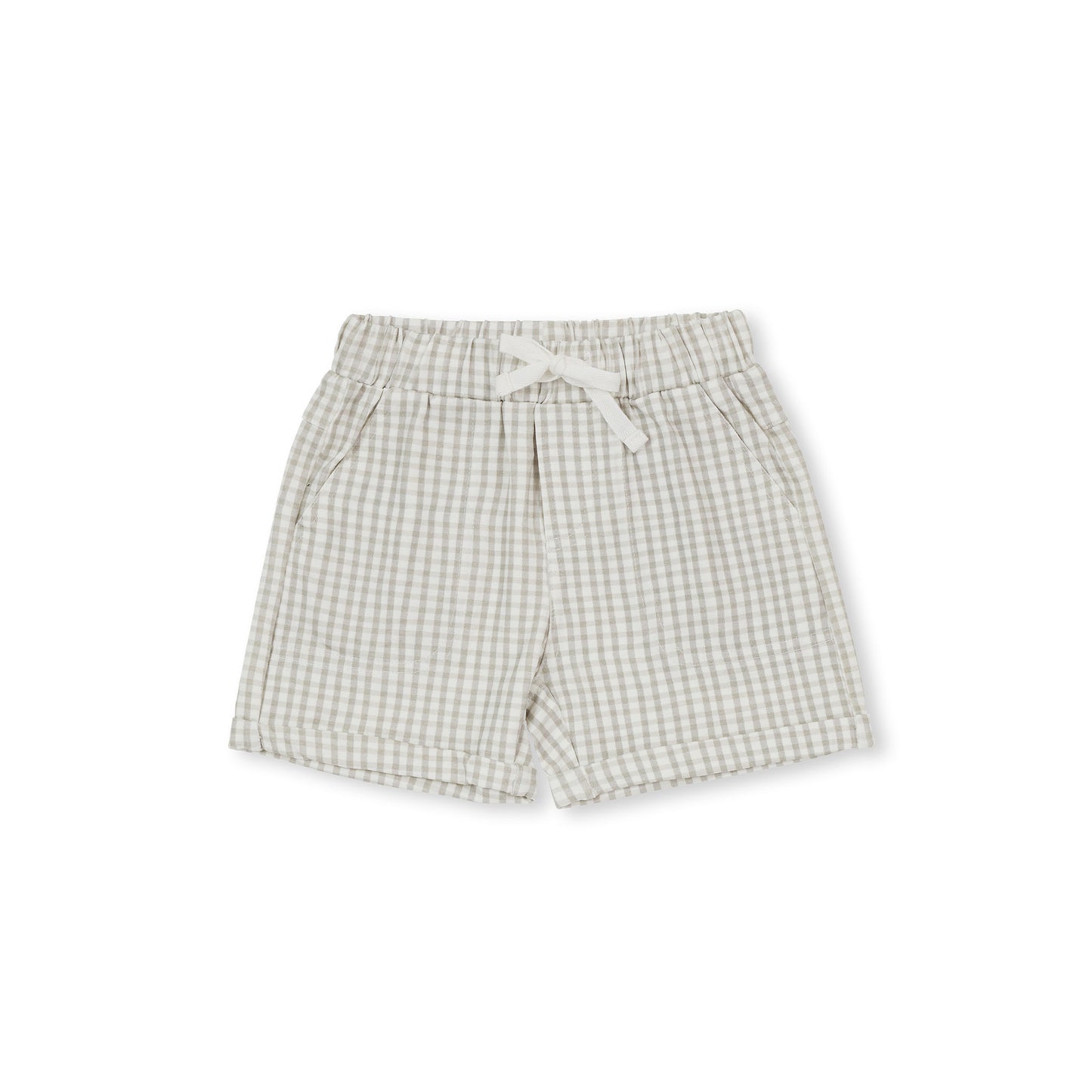 Cary Pocketshorts - Sage Gingham