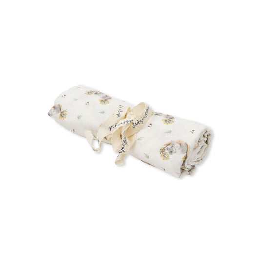 Muslin Wrap - Koala Gumnut - Indigo & Lellow Store