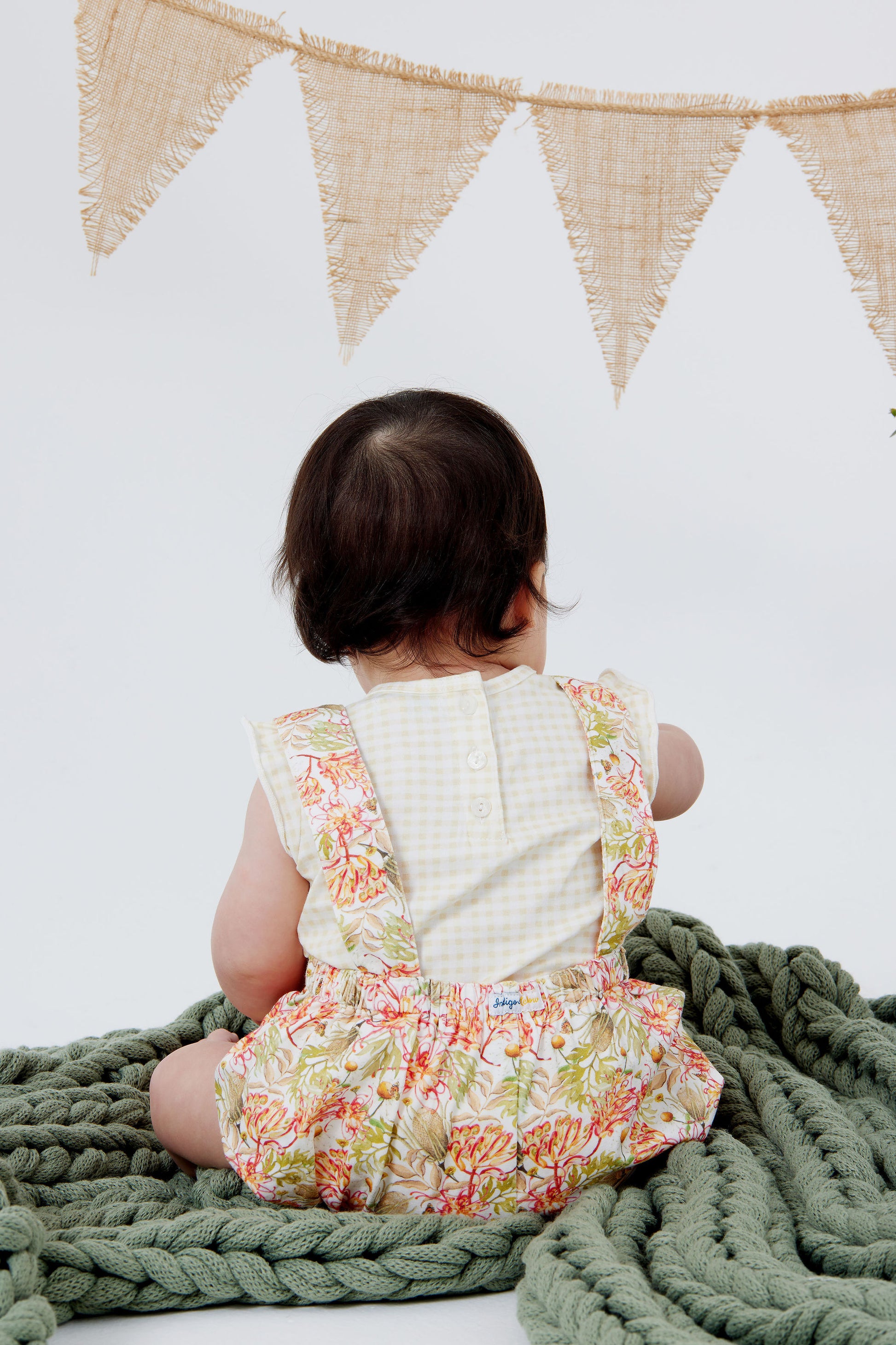 Sam Summer Playsuit - Wildflowers - Indigo & Lellow Store