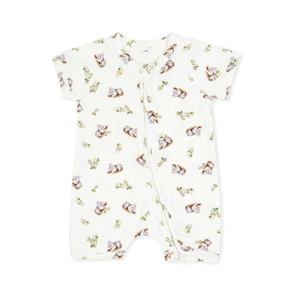Grayson Short Zipsuit - Sleepy koala - Indigo & Lellow Store