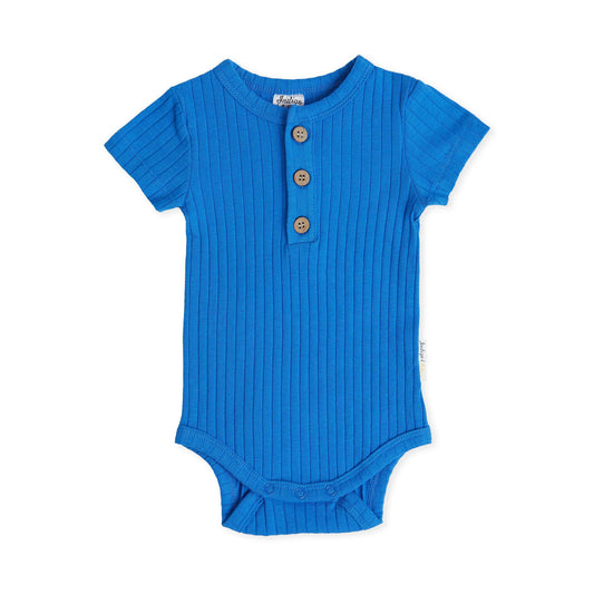 Jamie Bodysuit - Rib Blue - Indigo & Lellow Store