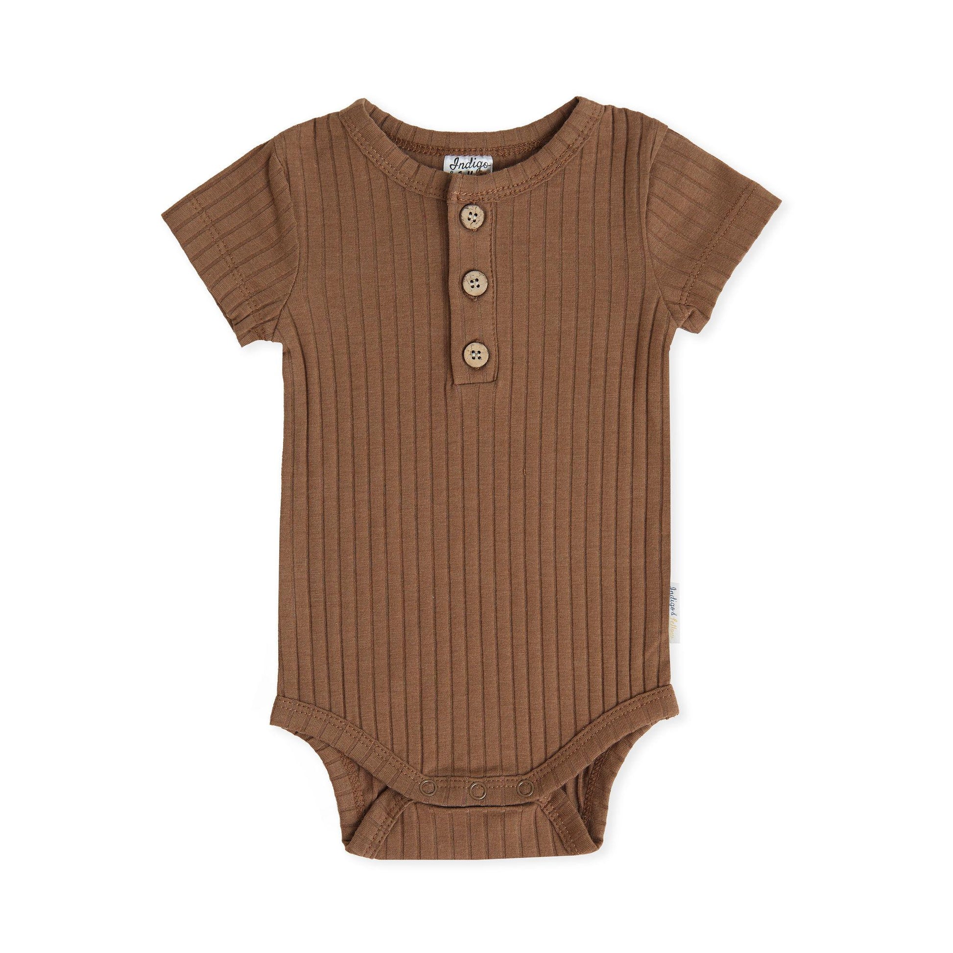 Jamie Bodysuit - Rib Latte - Indigo & Lellow Store