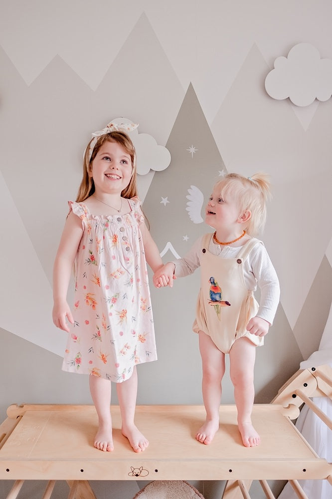 Bonnie Dress - Flora - Indigo & Lellow Store
