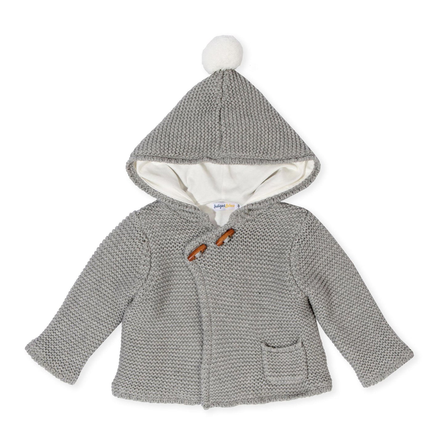 Ashley Knit Jacket - Light Grey - Indigo & Lellow Store