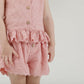 Isla Broderie Shorts - Pink - Indigo & Lellow Store