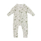 Payton LS Zipsuit - Forest friends - Indigo & Lellow Store
