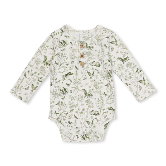 Alex Henley Bodysuit - Forest friends - Indigo & Lellow Store