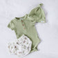 Jamie Bodysuit - Rib Fern Green - Indigo & Lellow Store