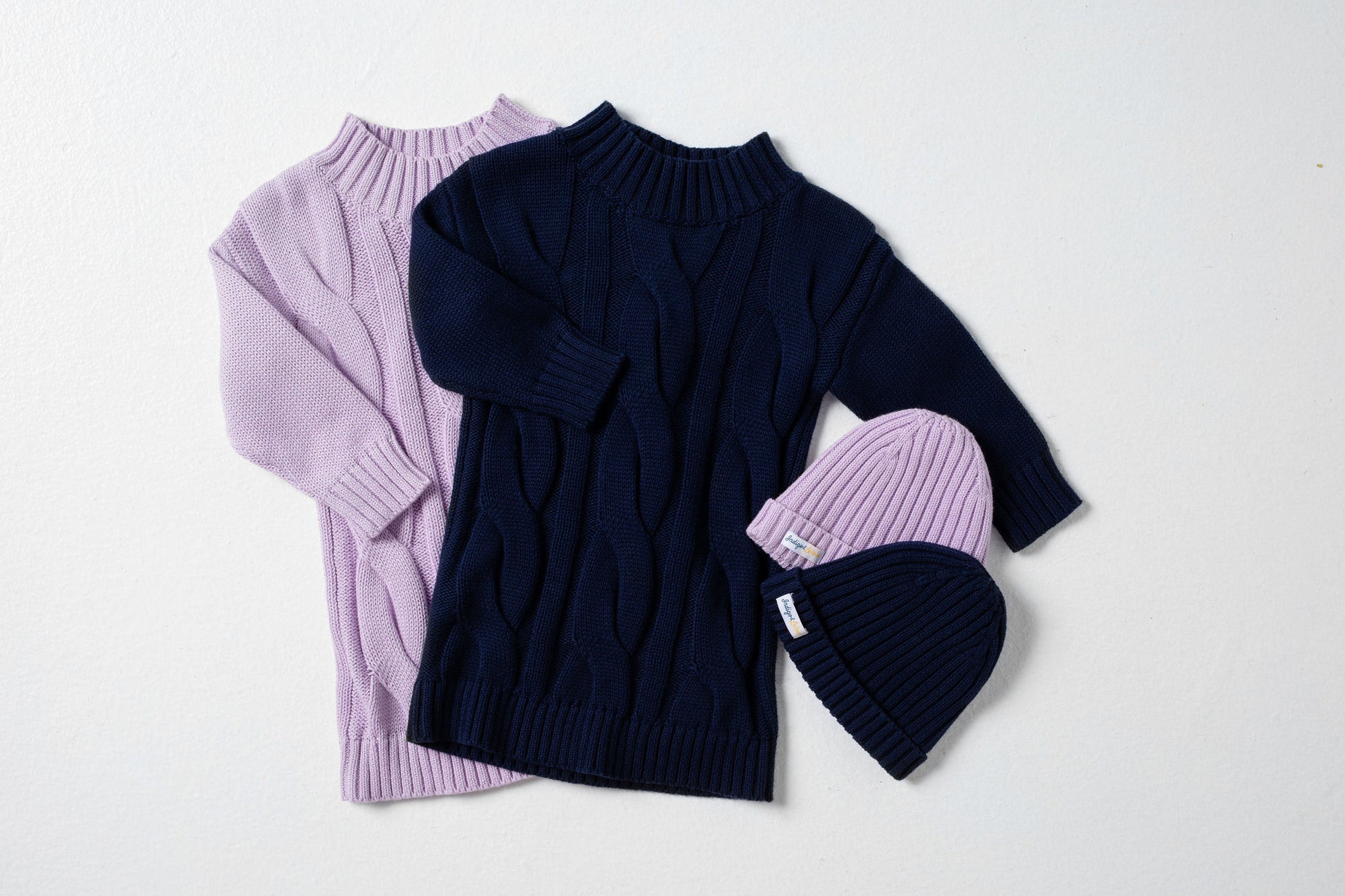 Knit Beanie - Lavender - Indigo & Lellow Store