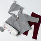 Ashley Knit Jacket - Light Grey - Indigo & Lellow Store