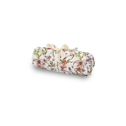 Muslin Wrap - Floral Blossom - Indigo & Lellow Store