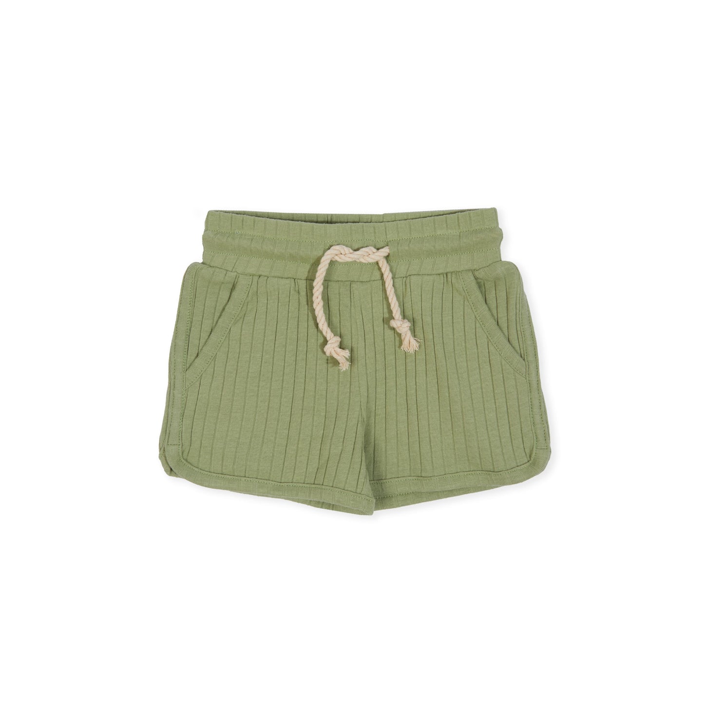 Corey Pocket Shorts  - Rib Fern Green - Indigo & Lellow Store