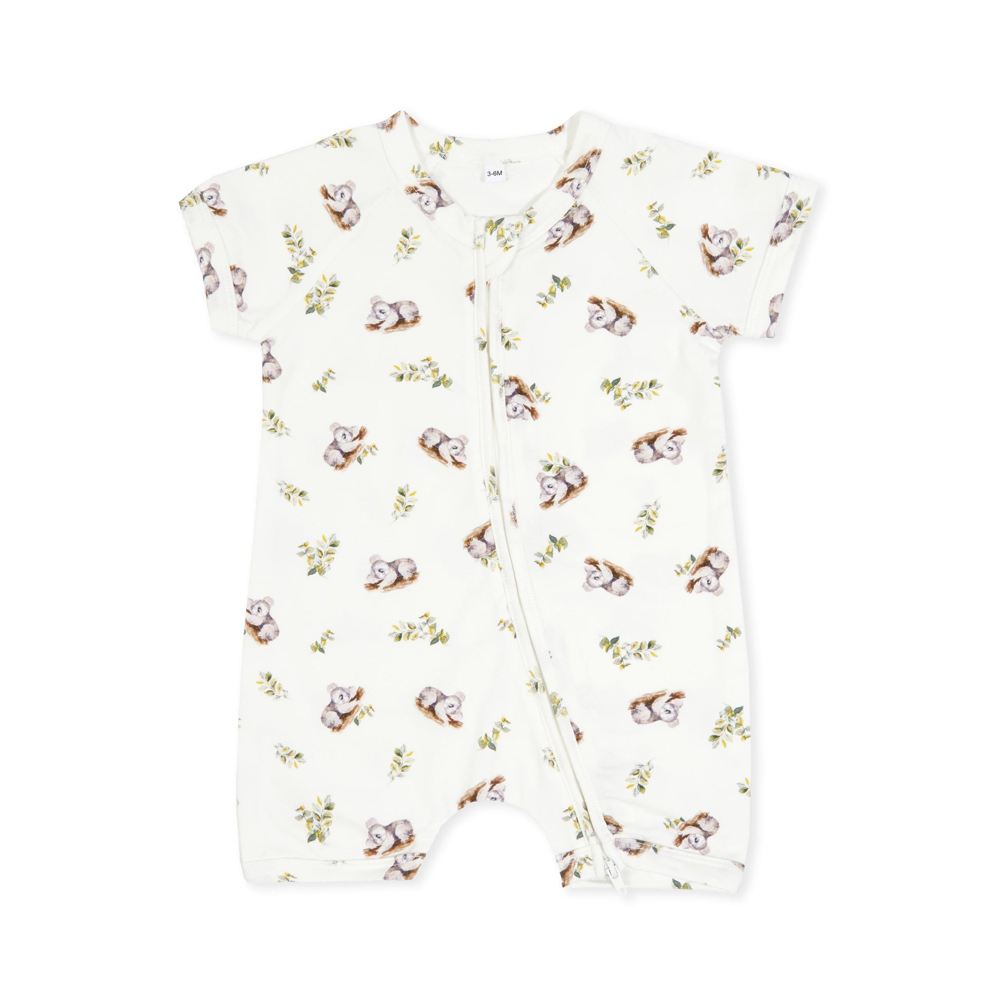 Grayson Short Zipsuit - Sleepy koala - Indigo & Lellow Store