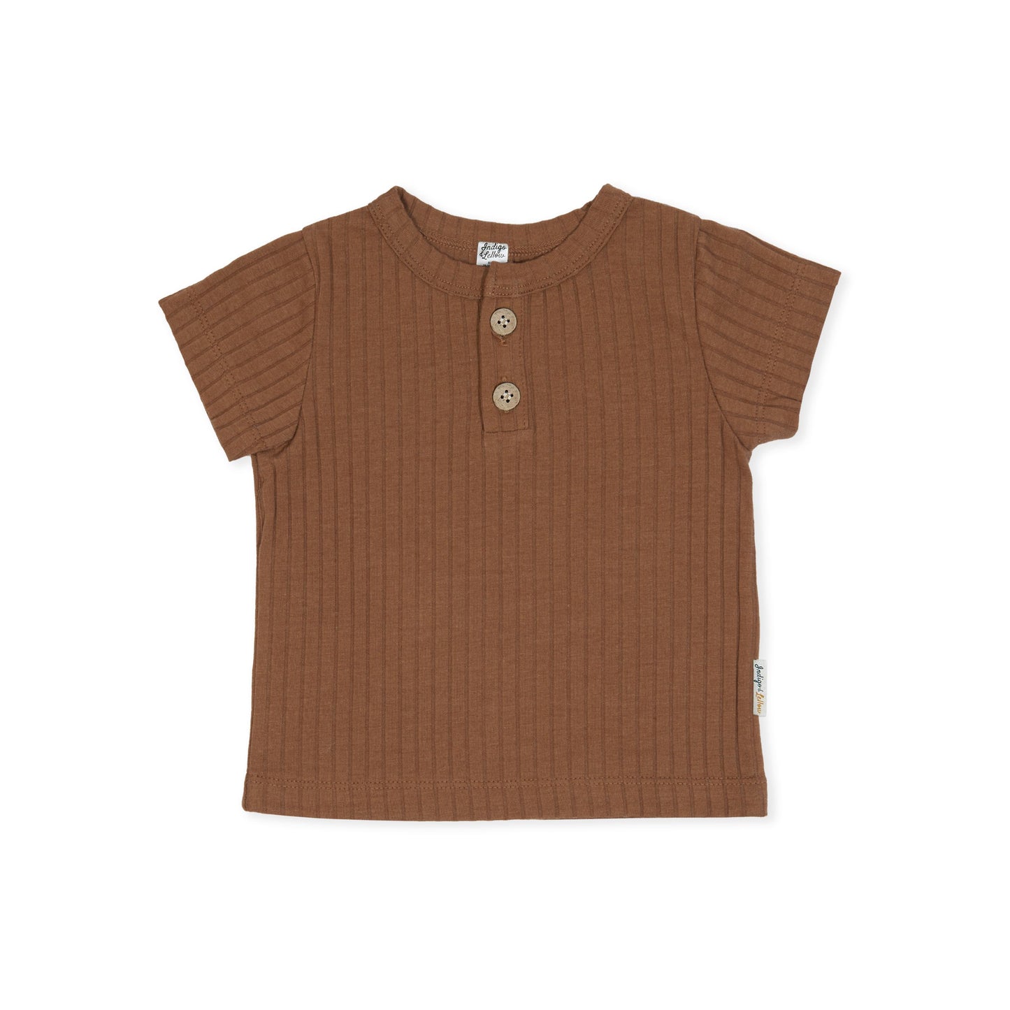 Oscar Tee - Rib Latte - Indigo & Lellow Store
