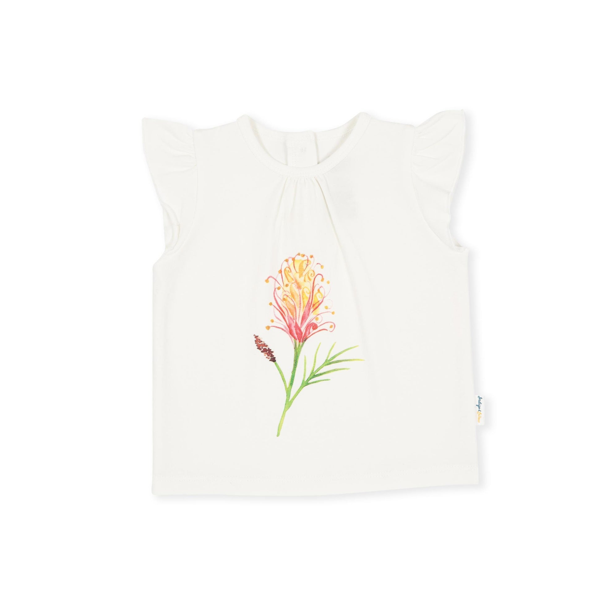 Lulu Tee - Flora - Indigo & Lellow Store