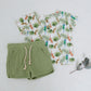 Corey Pocket Shorts  - Rib Fern Green - Indigo & Lellow Store