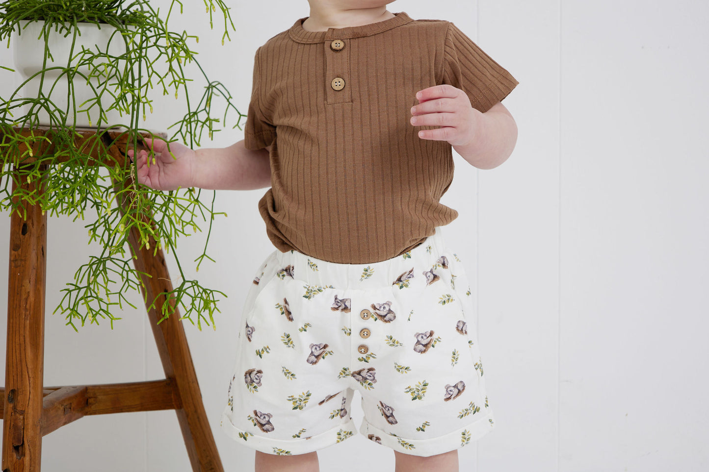 Oscar Tee - Rib Latte - Indigo & Lellow Store