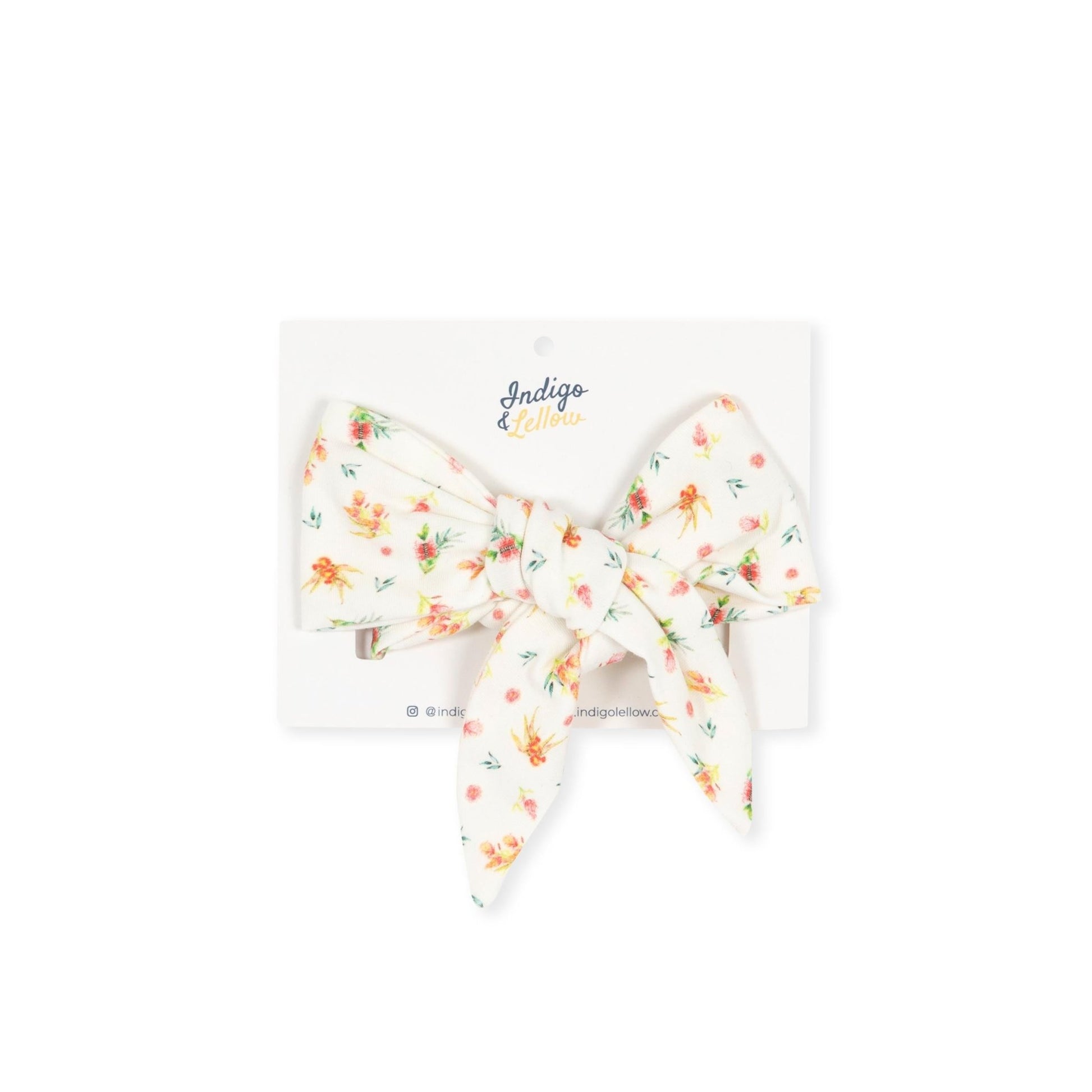 Knot Headband - Flora - Indigo & Lellow Store